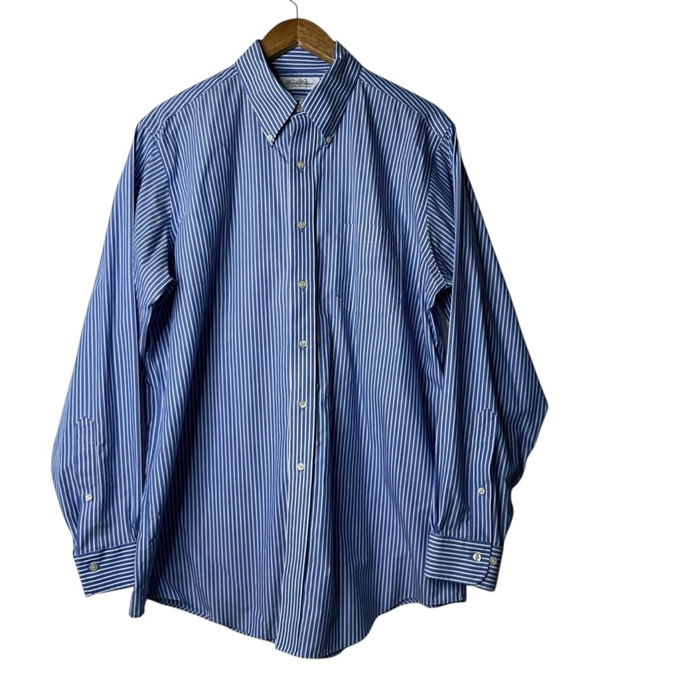 Brooks Brothers Blue and White Striped Shirt